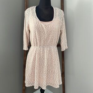 Kimchi Blue Skater style sweater dress.